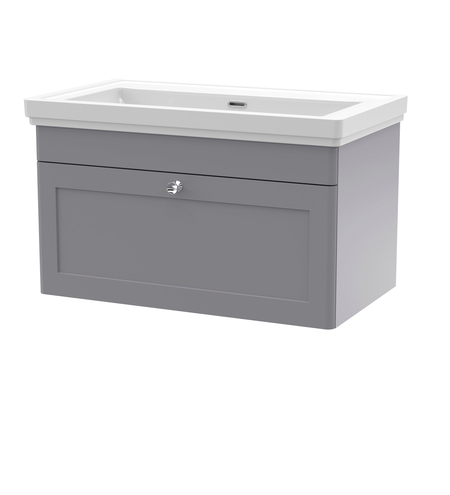 Nuie Classique 800mm Wall Hung 1 Drawer Vanity & Basin