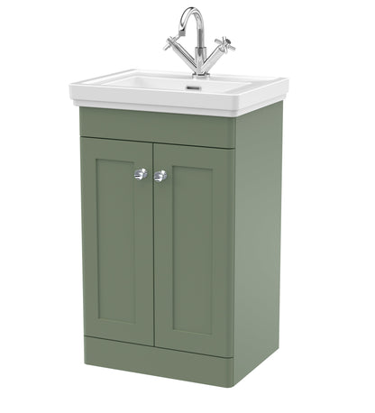 Nuie Classique 500mm Floor Standing 2 Door Vanity & Basin