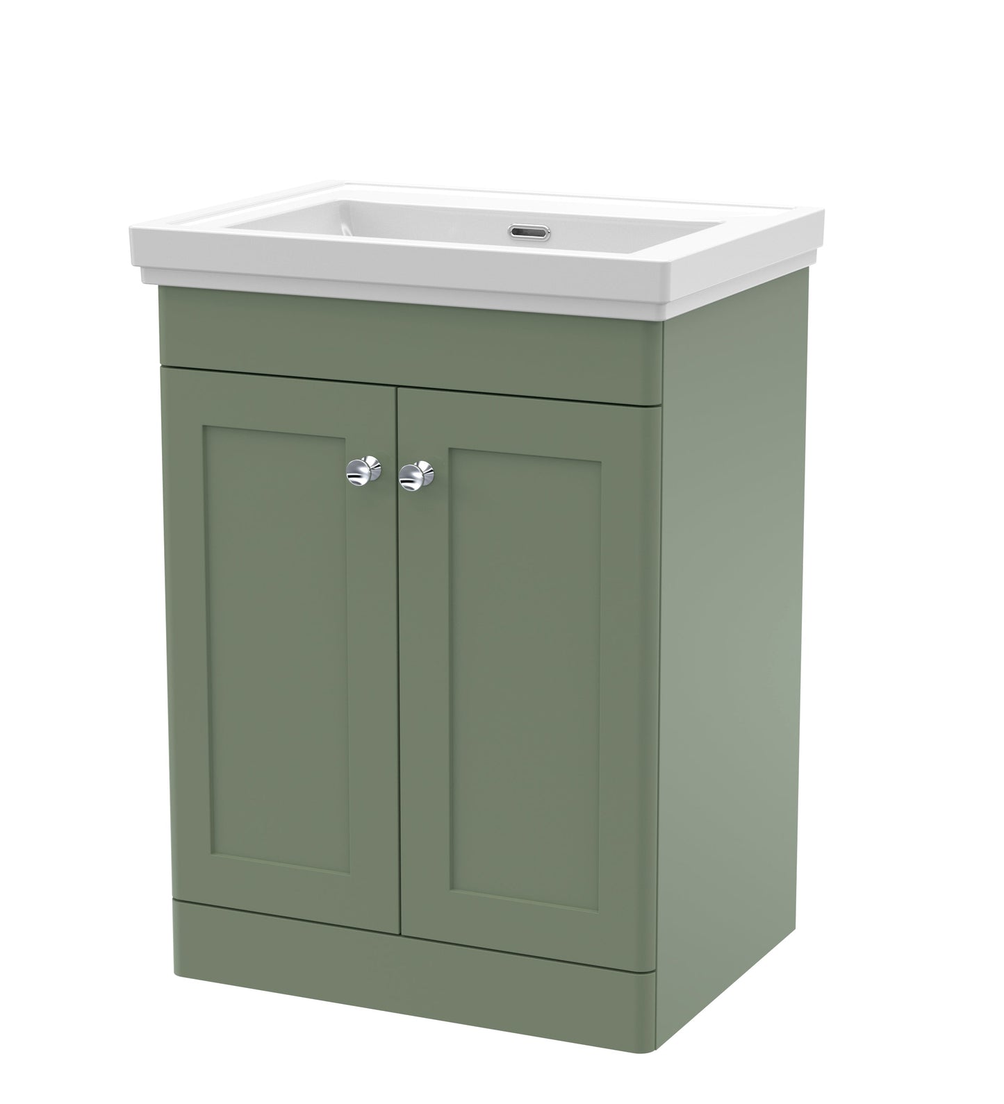 Nuie Classique 600mm Floor Standing 2 Door Vanity & Basin