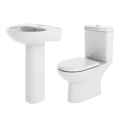 Nuie Lawton Compact Toilet & Basin Pedestal