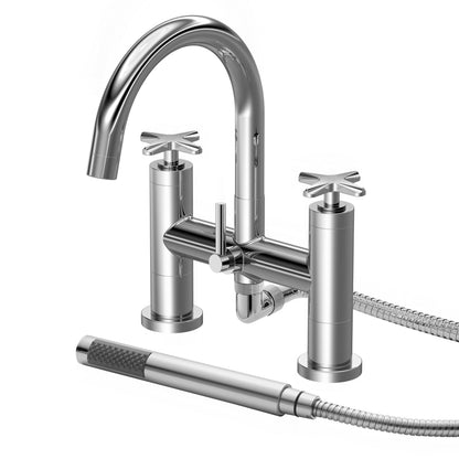 Nuie Aztec Bath Shower Mixer - Chrome