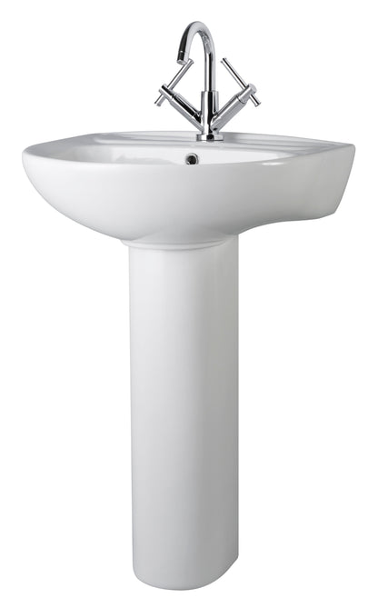 Nuie Melbourne 550mm Basin & Pedestal