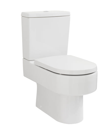 Nuie Ambrose Semi Flush to Wall Toilet & Cistern