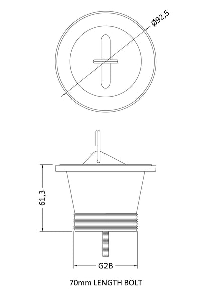 Nuie Cleaner Sink Waste & Plug