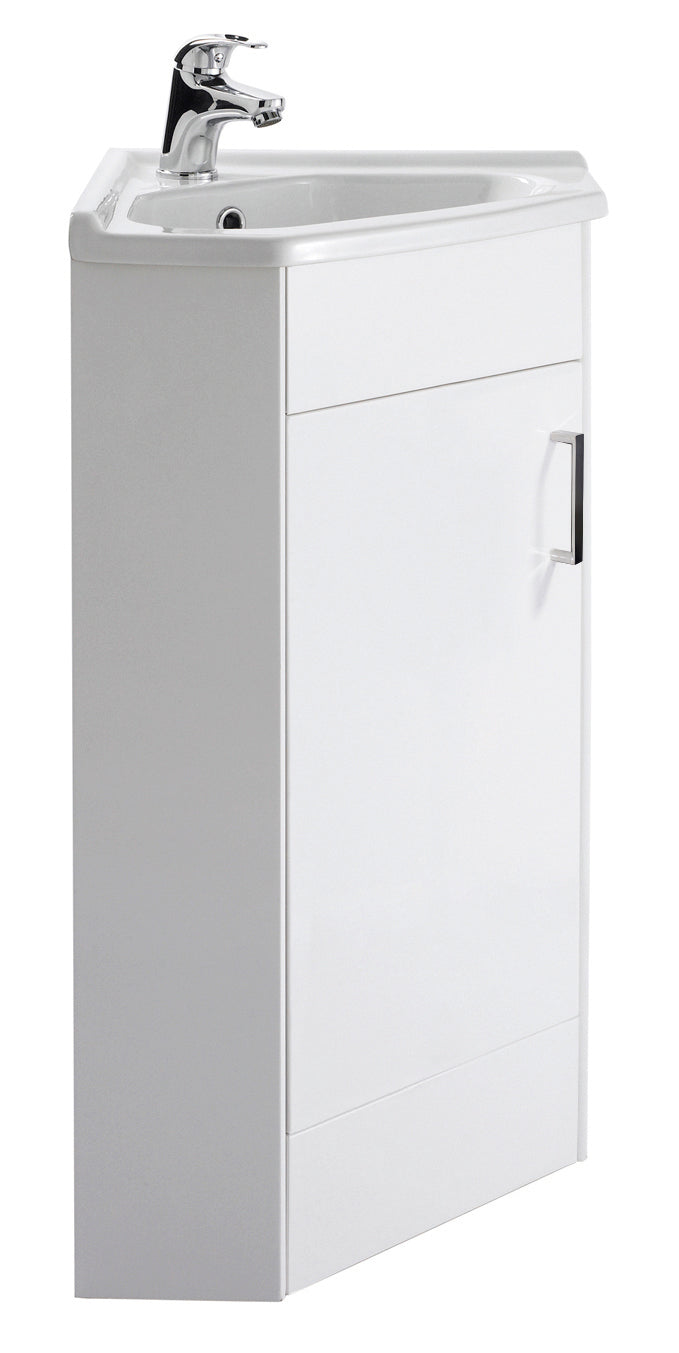 Nuie Mayford 555mm 1 Door Corner Cabinet & Basin