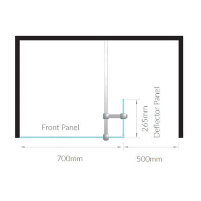 Kudos 10mm Foldaway Deflector Panel