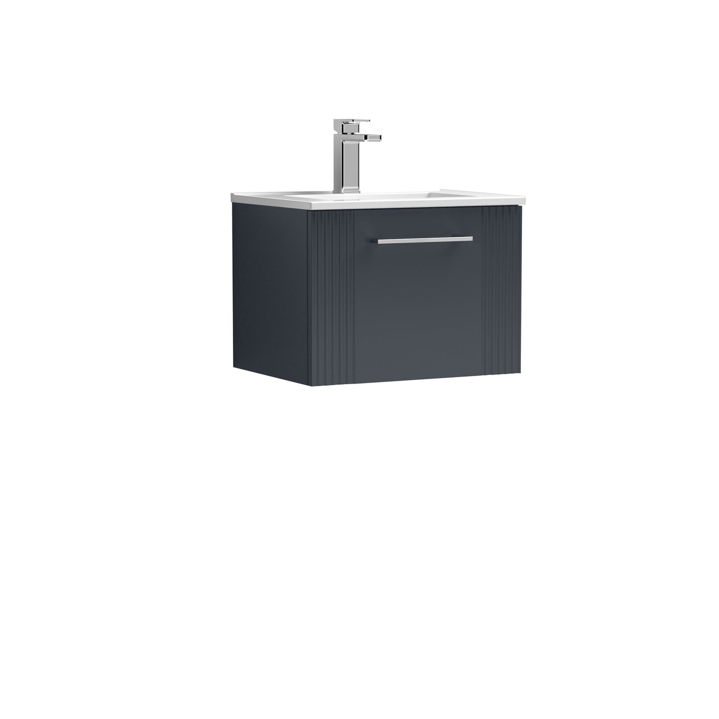 Nuie Deco 500mm Wall Hung Single Drawer Vanity & Basin