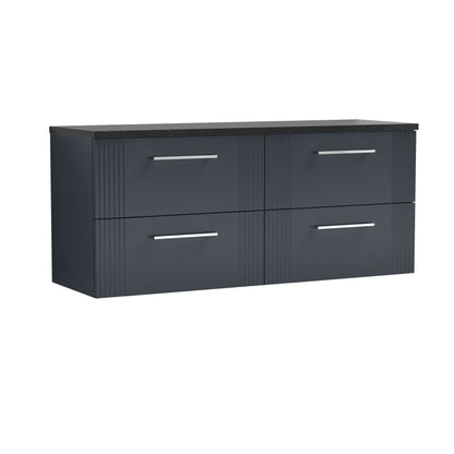 Nuie v1200 Wall Hung 4-Drawer Vanity & Basin/Worktop