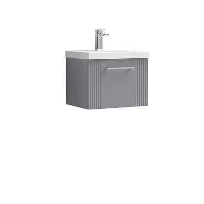 Nuie Deco 500mm Wall Hung Single Drawer Vanity & Basin