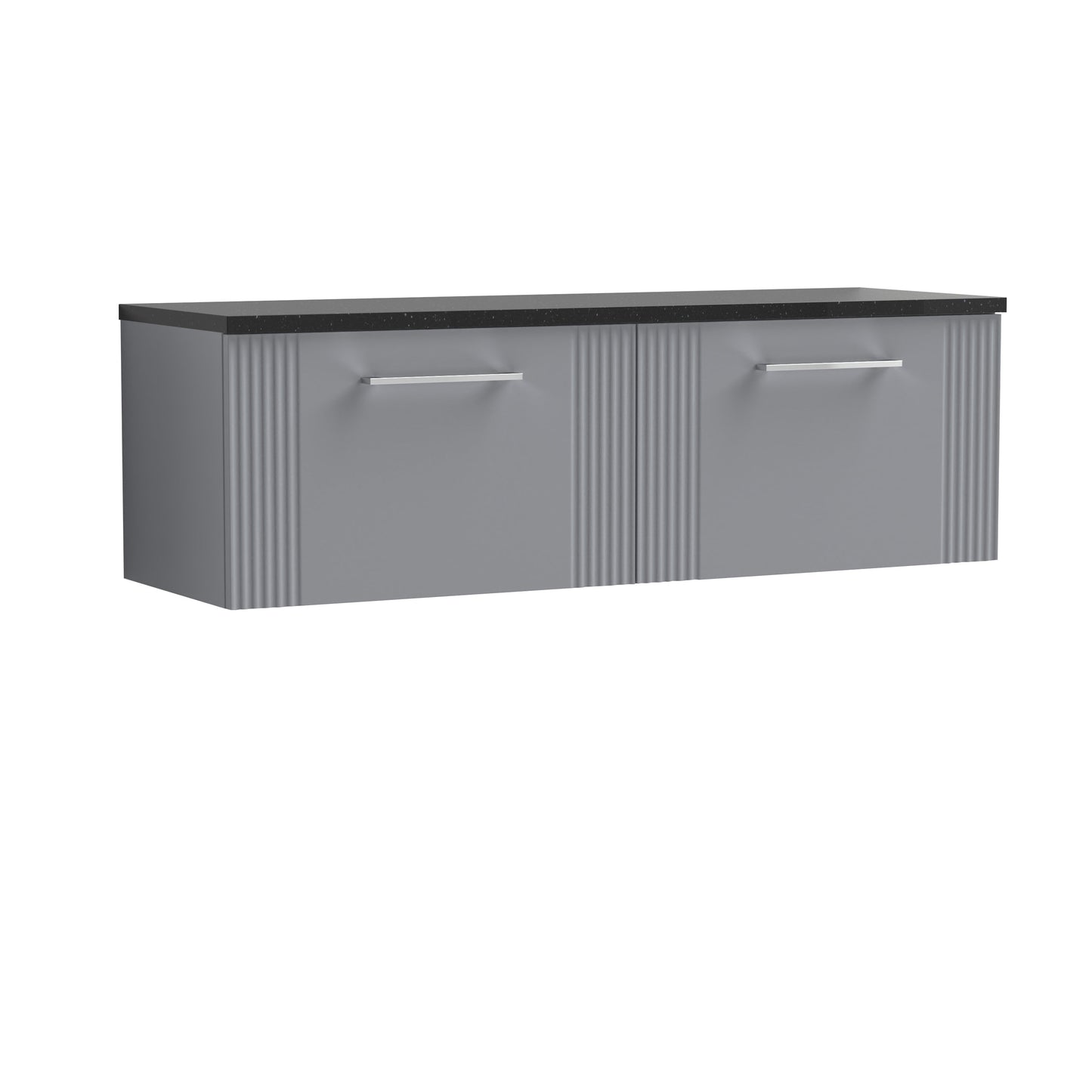 Nuie Deco 1200 Wall Hung 2-Drawer Vanity & Laminate Worktop