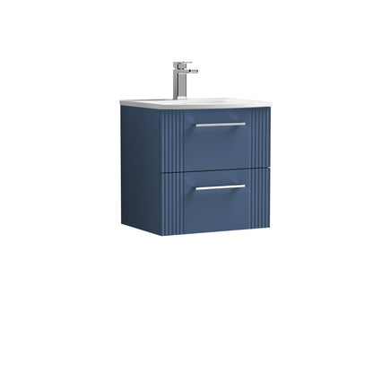 Nuie Deco 500mm Wall Hung 2 Drawer Vanity & Basin