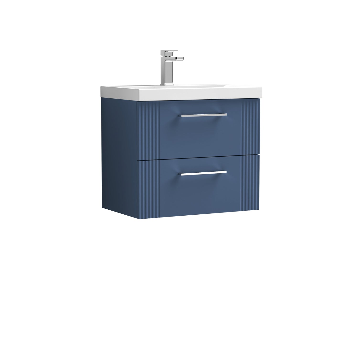 Nuie Deco 600mm Wall Hung 2 Drawer Vanity & Basin