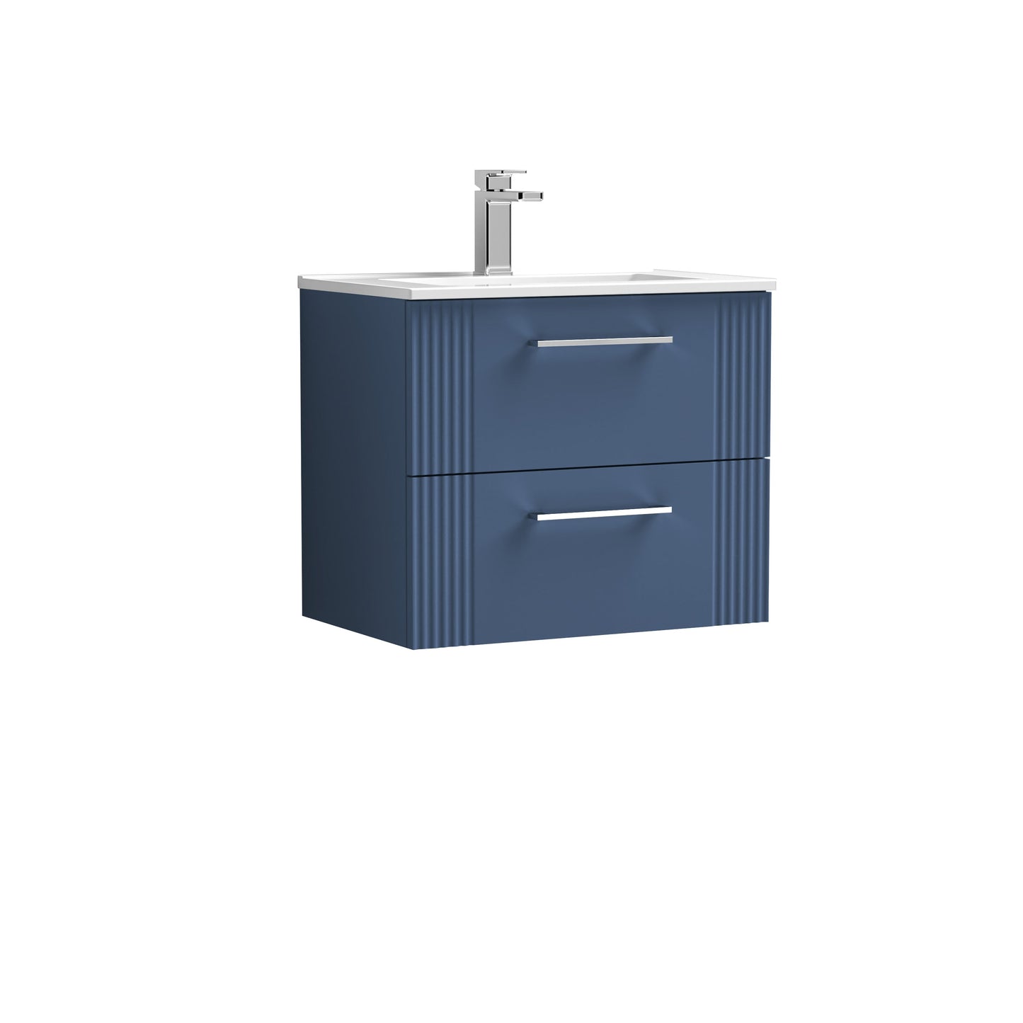 Nuie Deco 600mm Wall Hung 2 Drawer Vanity & Basin