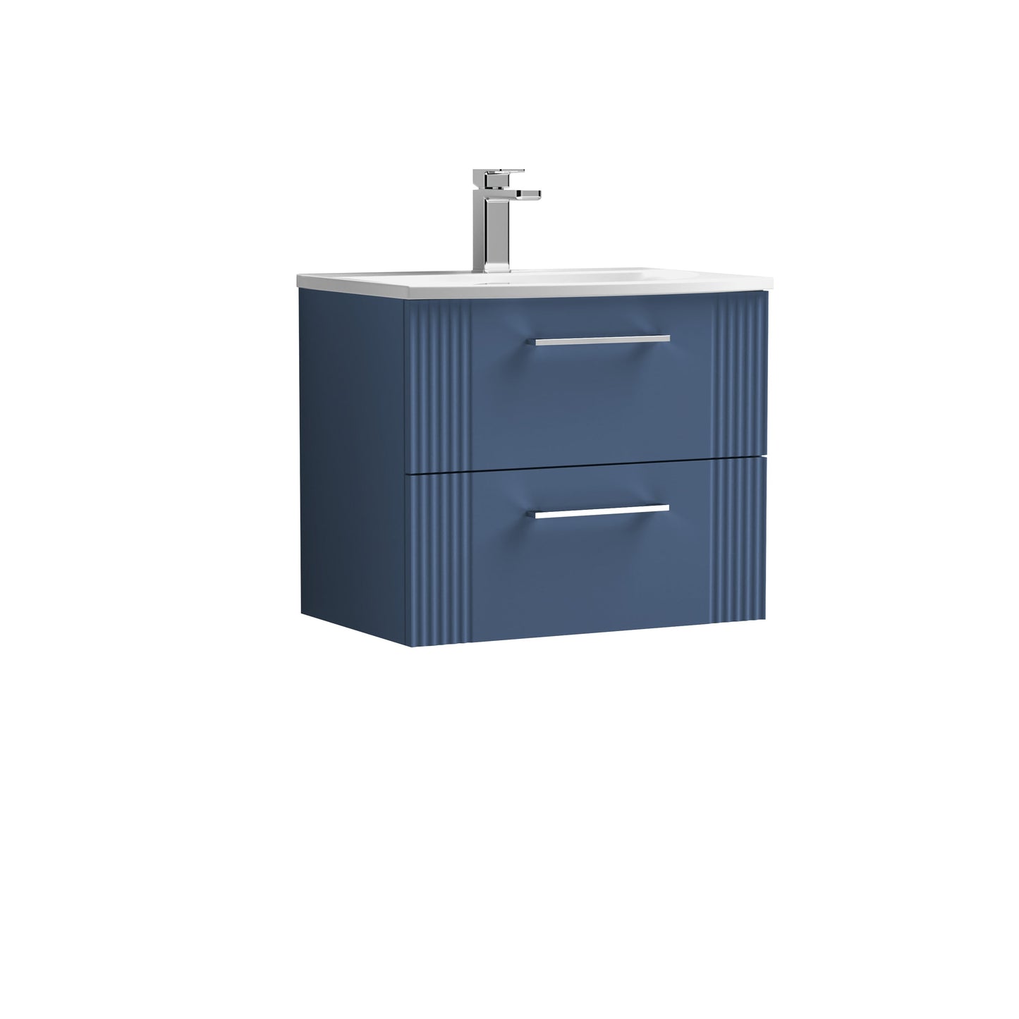 Nuie Deco 600mm Wall Hung 2 Drawer Vanity & Basin