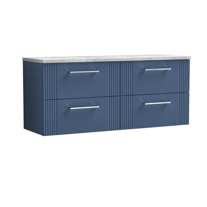 Nuie v1200 Wall Hung 4-Drawer Vanity & Basin/Worktop