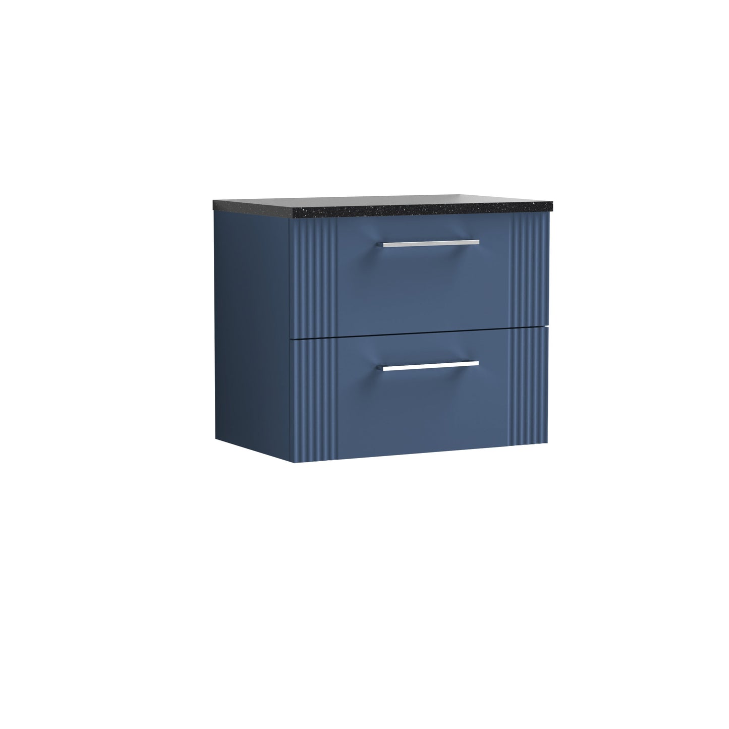 Nuie Deco 600mm Wall Hung 2 Drawer Vanity & Worktop