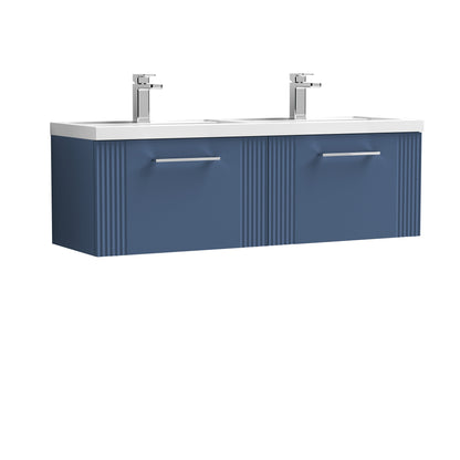 Nuie Deco 1200mm Wall Hung 2 Drawer Vanity & Basin/Worktop