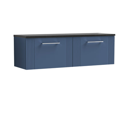 Nuie Deco 1200 Wall Hung 2-Drawer Vanity & Laminate Worktop