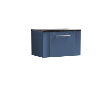 Nuie Deco 600mm Wall Hung Single Drawer Vanity & Worktop