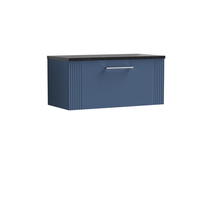 Nuie Deco 800mm Wall Hung Single Drawer Vanity & Basin/Worktop