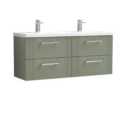 Nuie v1200 Wall Hung 4-Drawer Vanity & Basin/Worktop