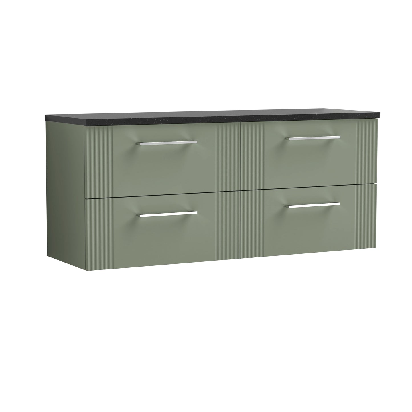 Nuie v1200 Wall Hung 4-Drawer Vanity & Basin/Worktop