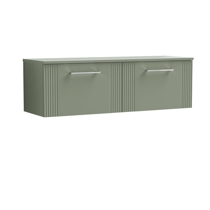 Nuie Deco 1200mm Wall Hung 2 Drawer Vanity & Basin/Worktop