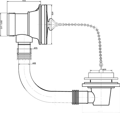 Hudson Reed Bath Waste