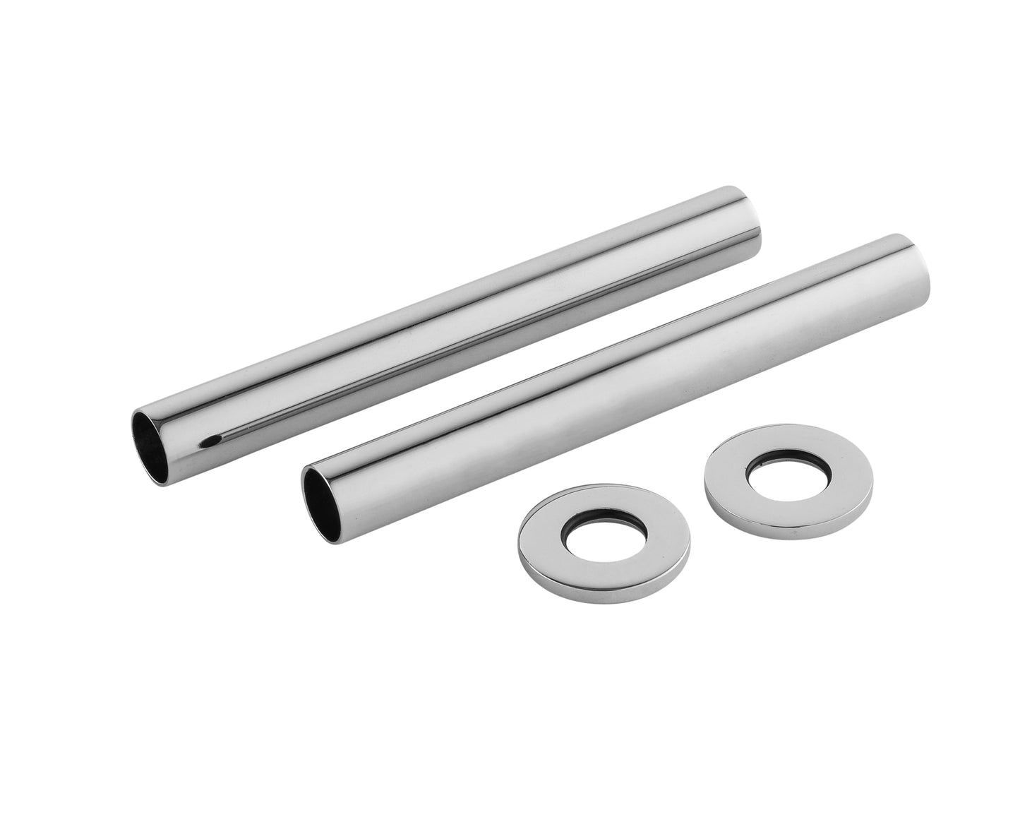 Nuie Decorative Pipes 300 x 15mm Diameter - Chrome