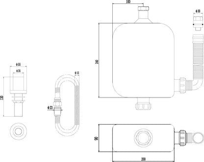 Hudson Reed Deck Shower Kit