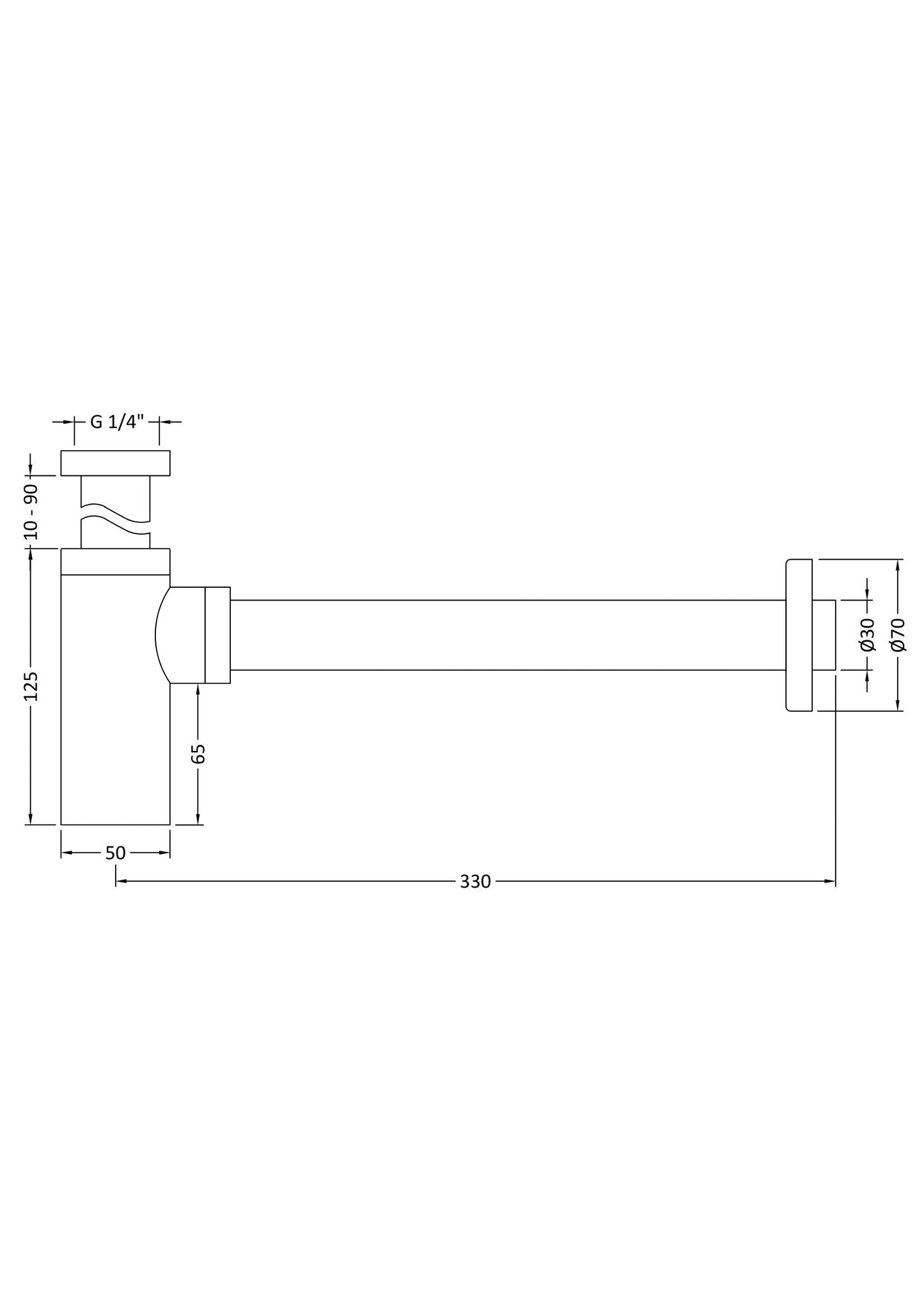 Hudson Reed Bottle Trap