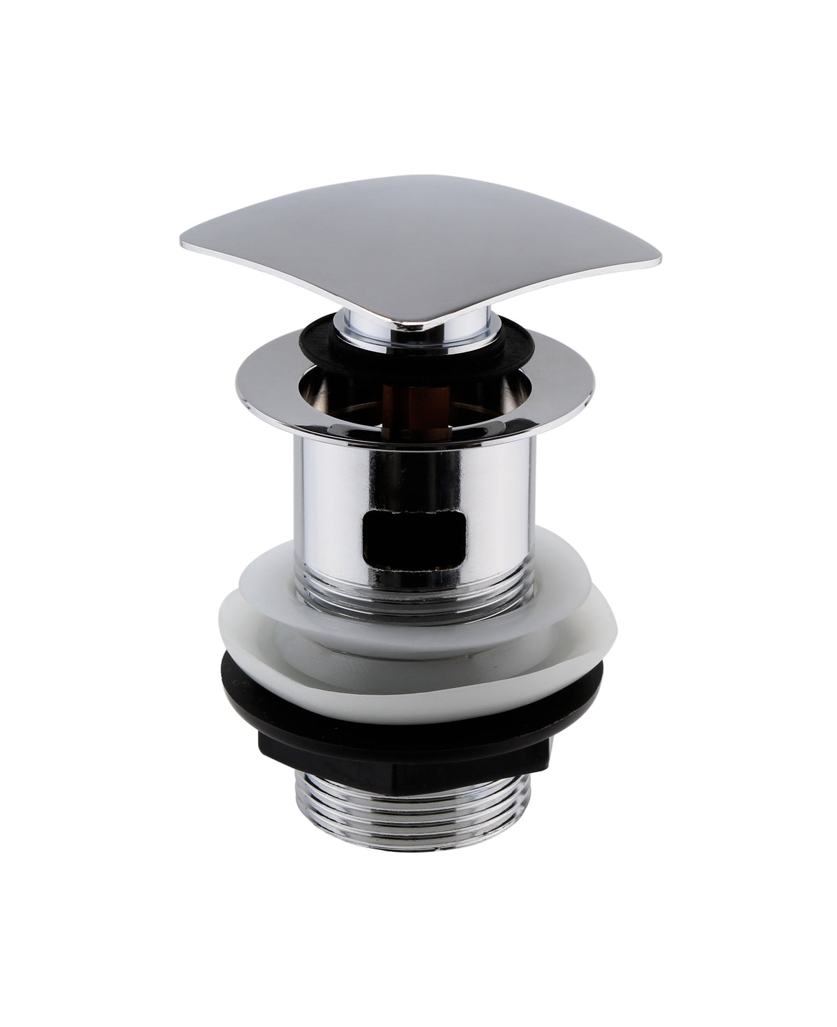 Basom Nuie Square Push Button Basom Waste - Slotted