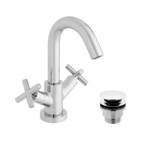 Vado Elements Water Basin Mixer with Universal Waste