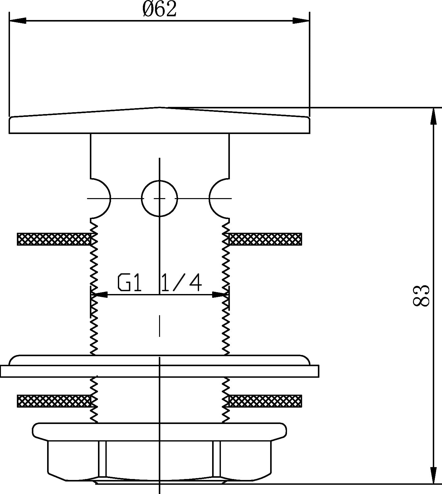 Hudson Reed Flip Top Basin Waste