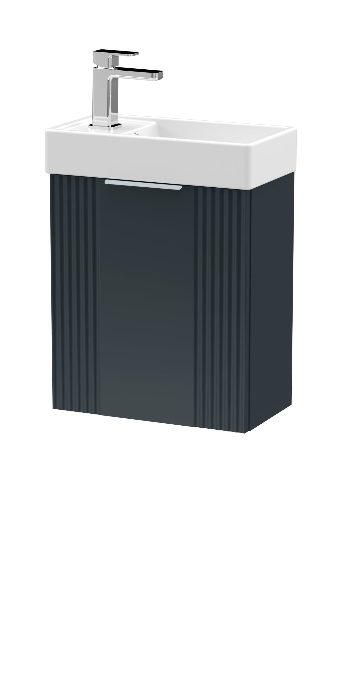 Nuie Deco Compact 400mm Wall Hung Cabinet & Basin