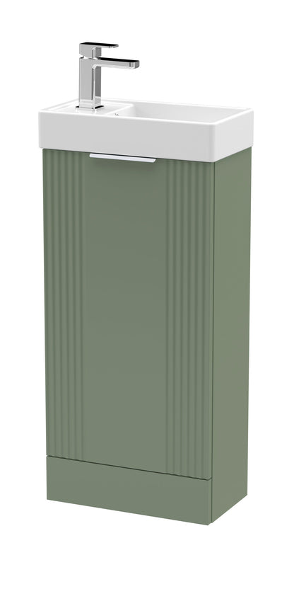 Nuie Deco Compact 400mm Floor Standing Cabinet & Basin