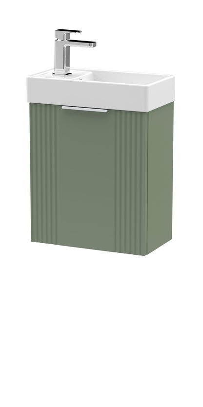 Nuie Deco Compact 400mm Wall Hung Cabinet & Basin