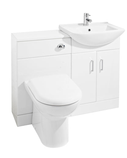 Nuie Mayford Saturn Cloakroom Furniture Pack with Basin