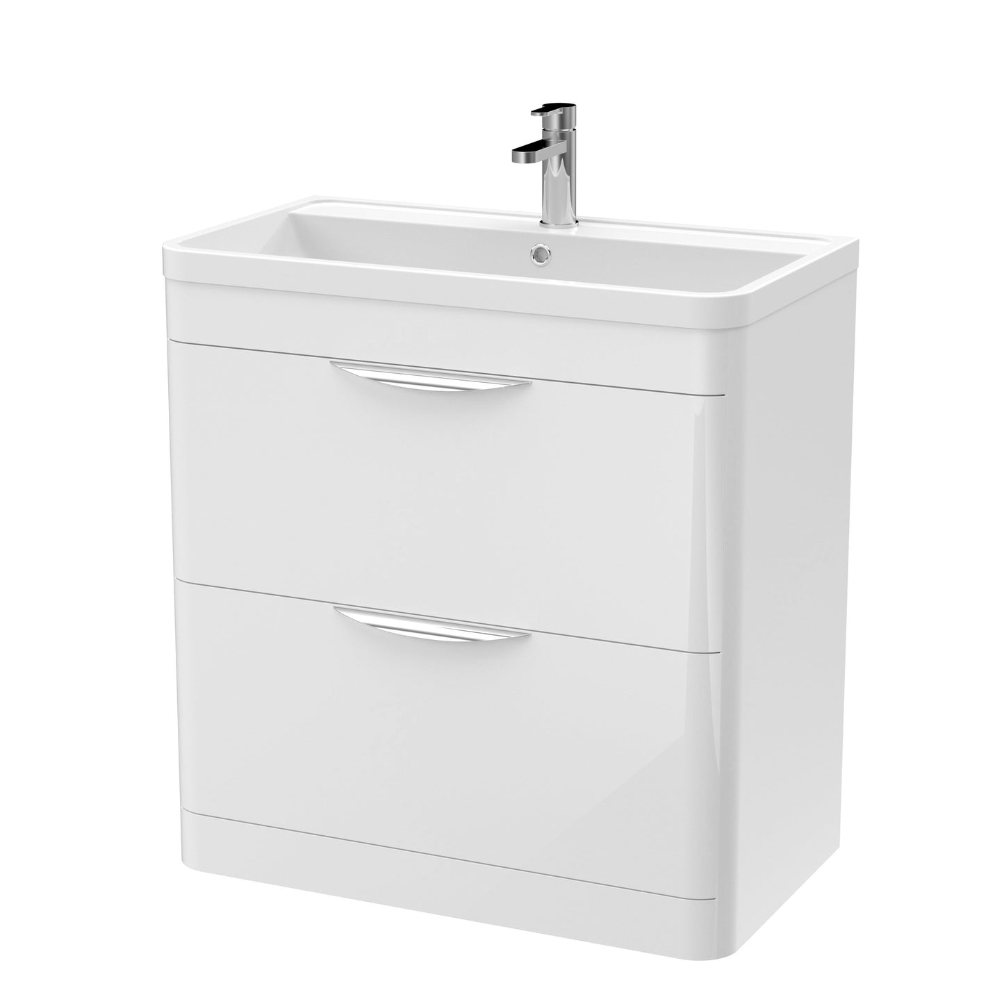 Nuie Parade Floorstanding 2 Drawer Cabinet and Basin