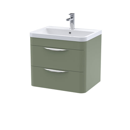 Nuie Parade Wall Hung 2 Drawer Cabinet and Basin