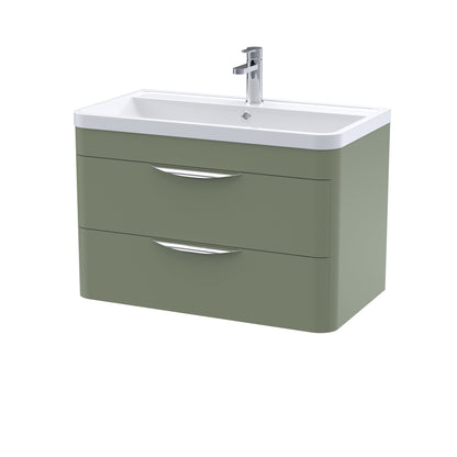 Nuie Parade Wall Hung 2 Drawer Cabinet and Basin