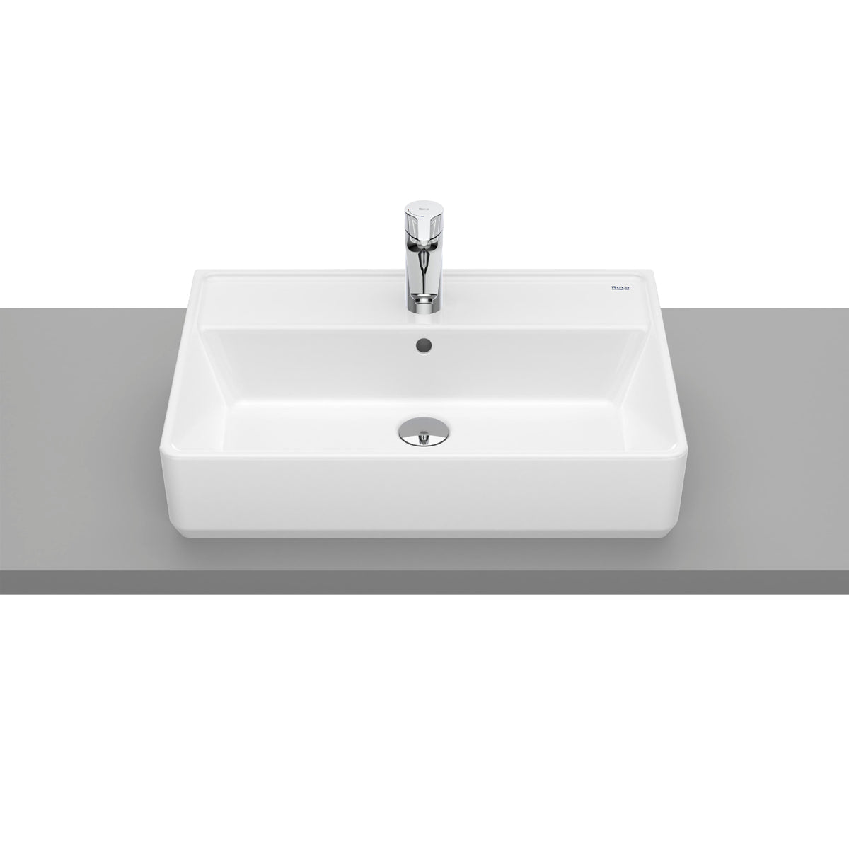 Roca The Gap On Countertop Basin - White