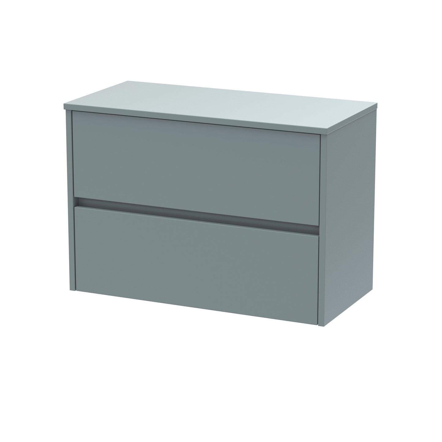 Nuie Havana 800 Wall Hung 2-Drawer Unit & Basin/Worktop