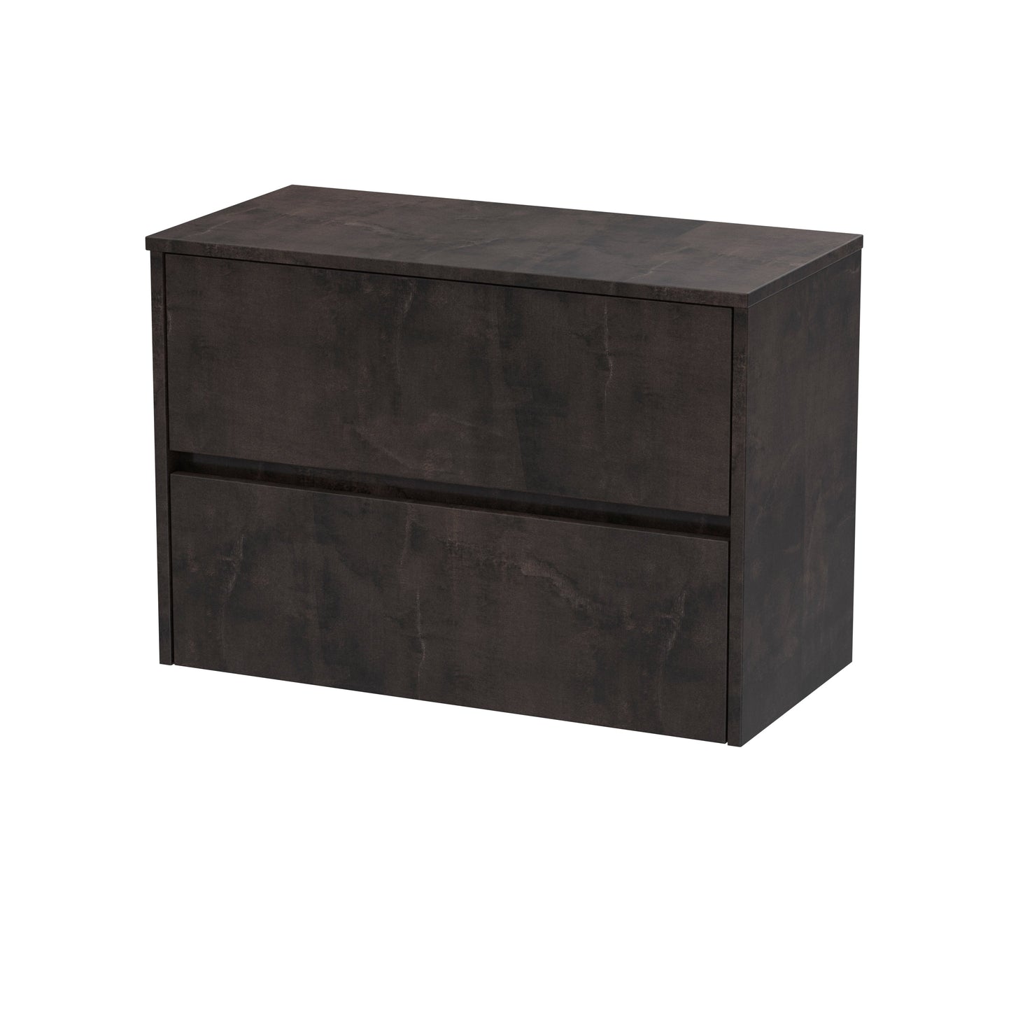 Nuie Havana 800 Wall Hung 2-Drawer Unit & Basin/Worktop