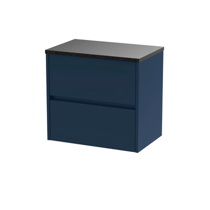 Nuie Havana 600 Wall Hung 2-Drawer Unit & Basin/Worktop