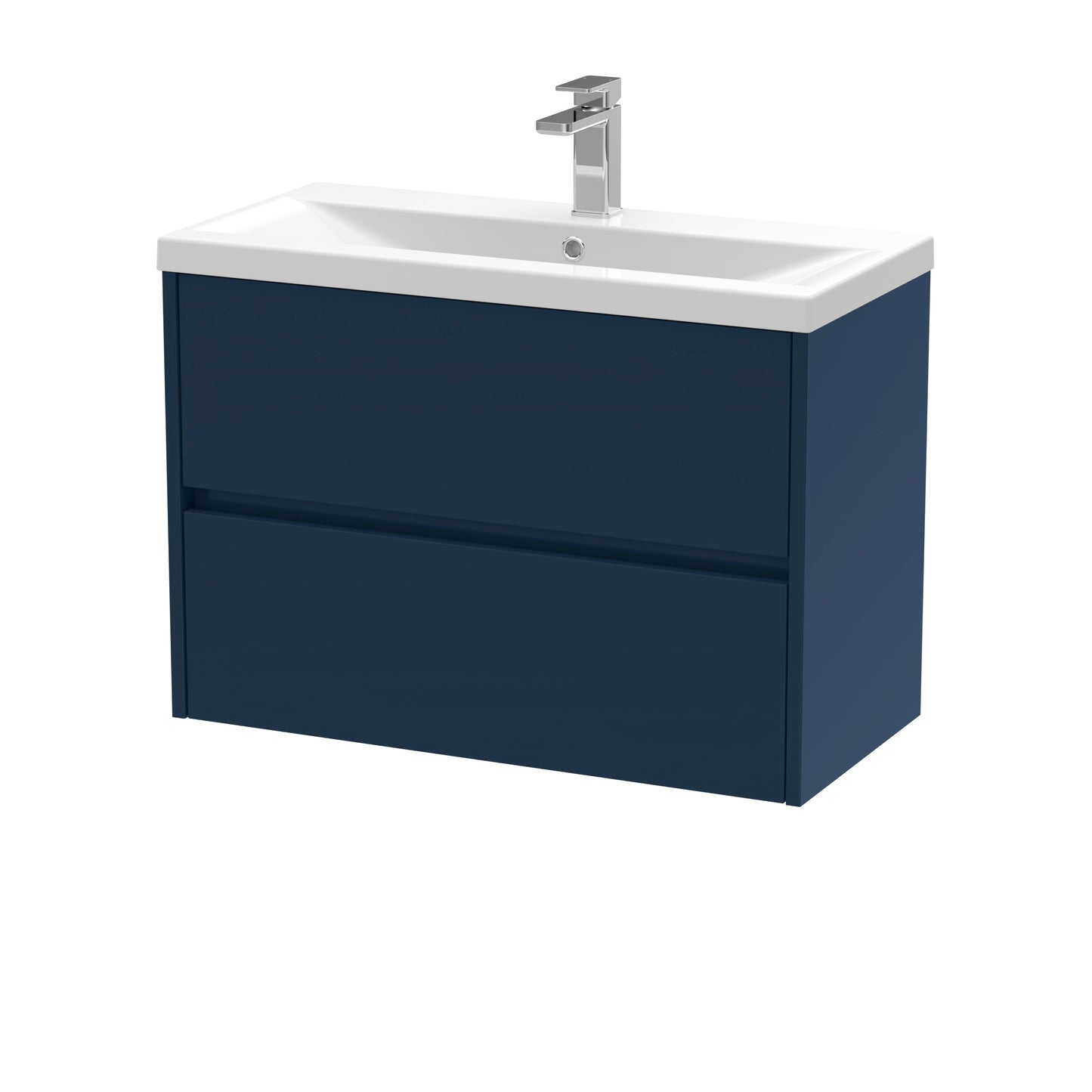 Nuie Havana 800 Wall Hung 2-Drawer Unit & Basin/Worktop