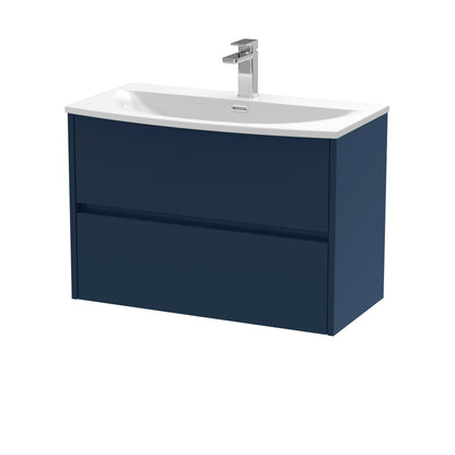 Nuie Havana 800 Wall Hung 2-Drawer Unit & Basin/Worktop