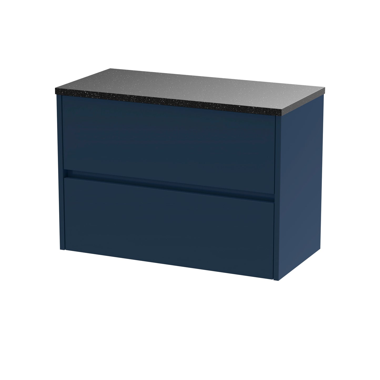 Nuie Havana 800 Wall Hung 2-Drawer Unit & Basin/Worktop