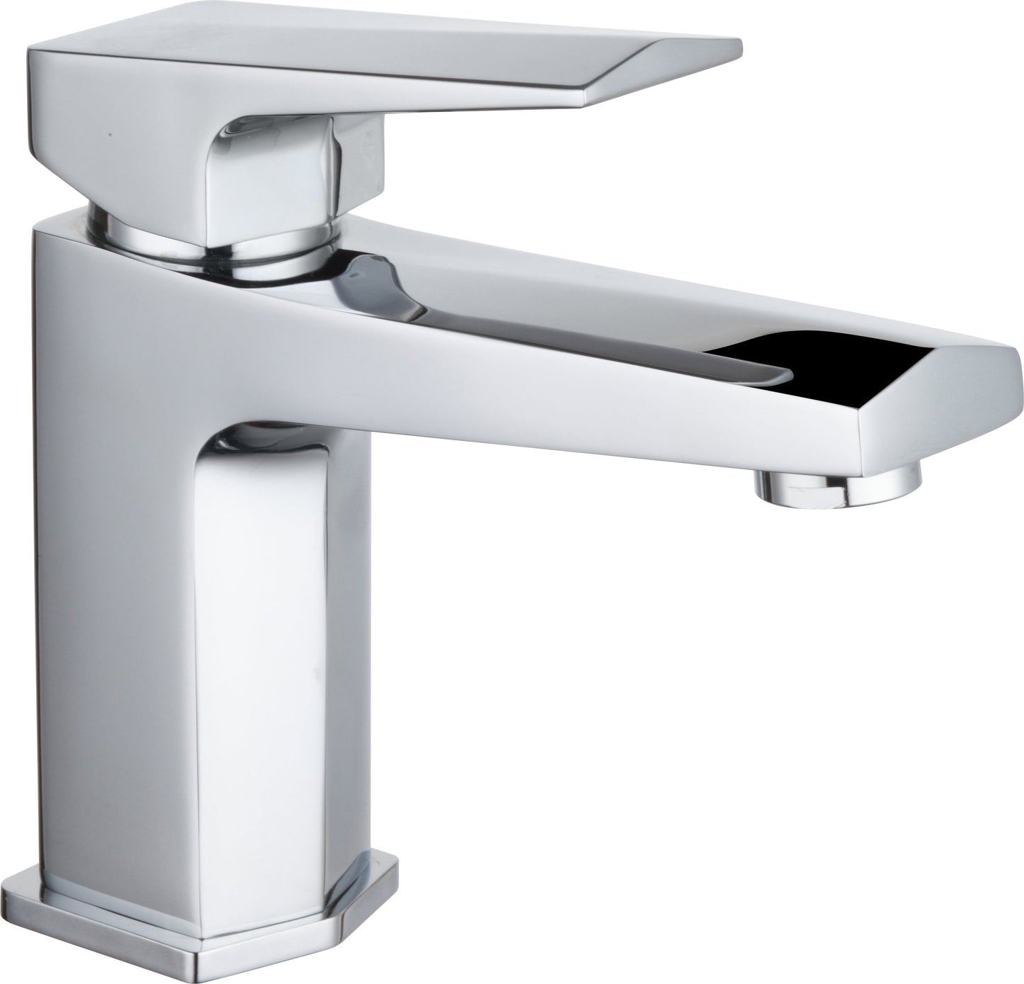 Nuie Hardy Square Mono Basin Mixer With push button waste