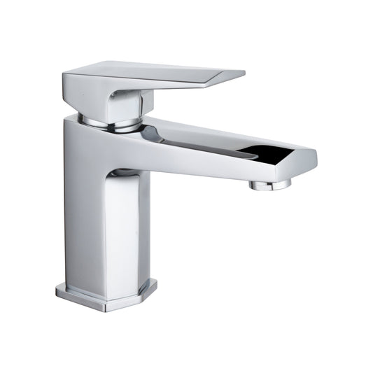 Nuie Hardy Square Mono Basin Mixer With push button waste